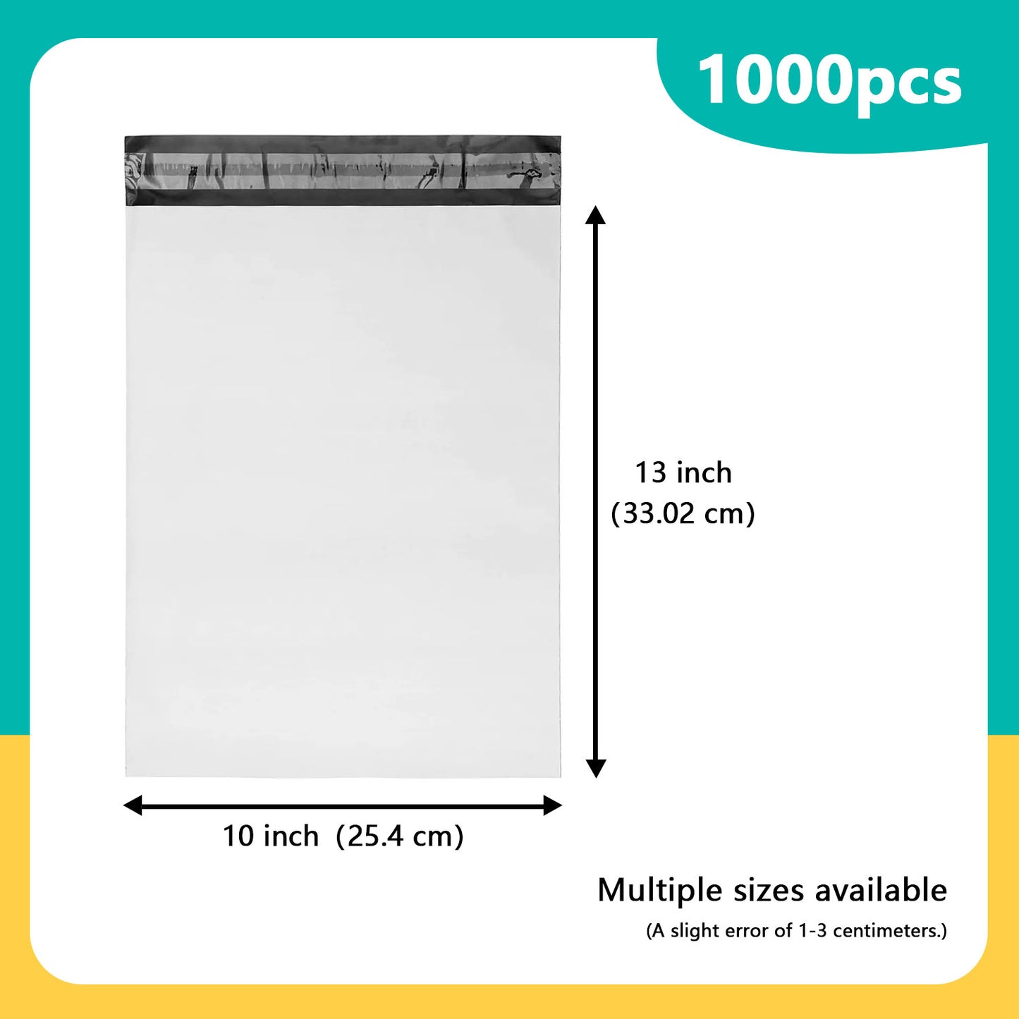Tear-Proof Poly Mailer 1000 Pcs