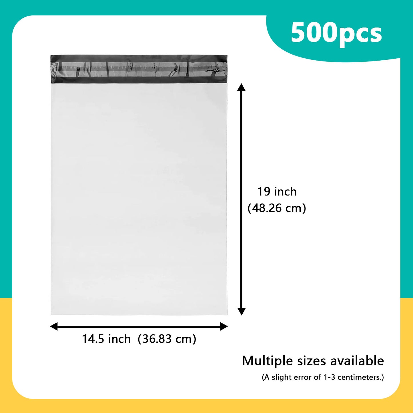 Tear-Proof Poly Mailer 1000 Pcs