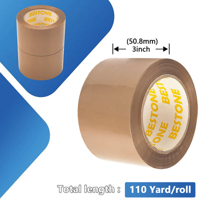 3" Packing Tape Lite Brown