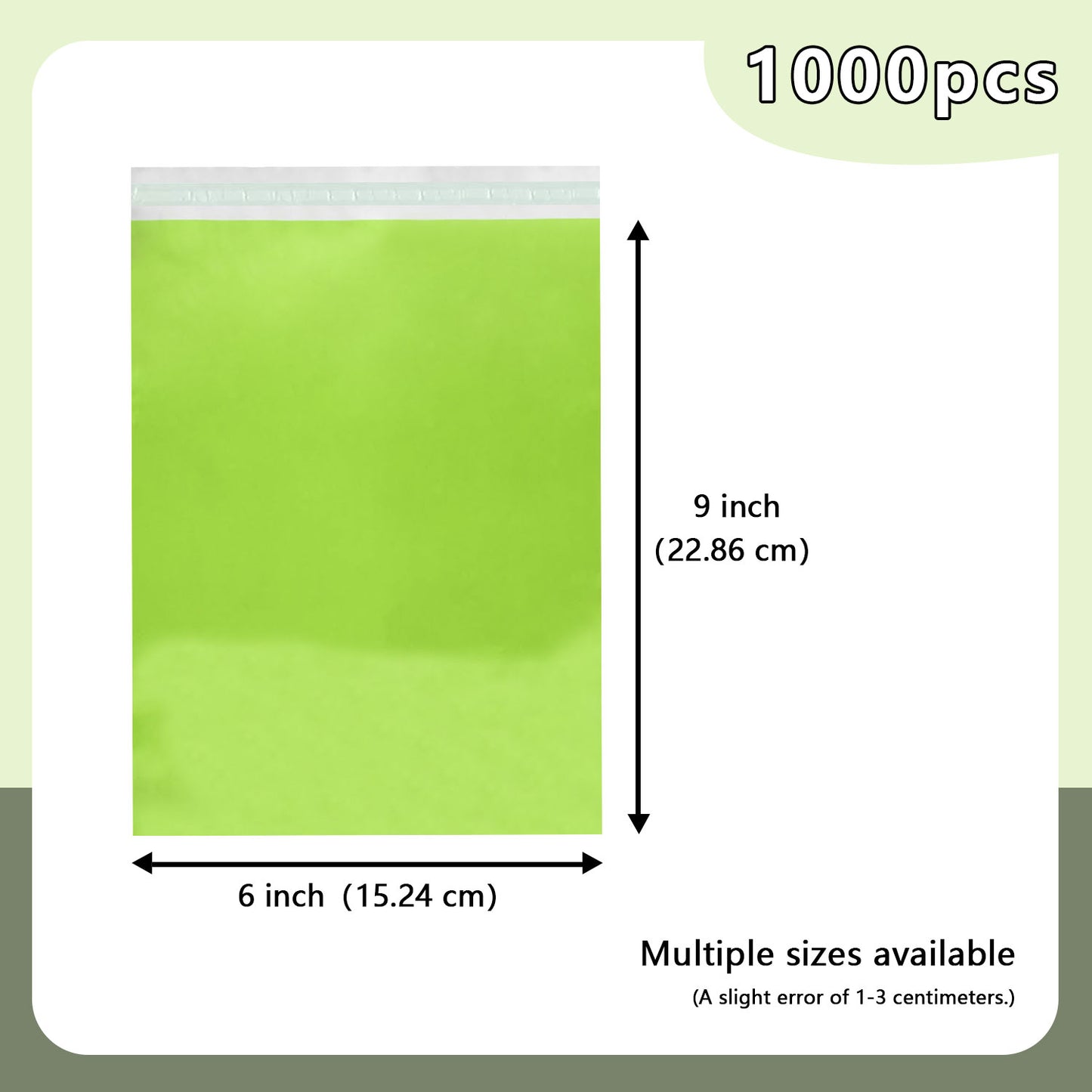 Tear-Proof Poly Mailer 1000 Pcs