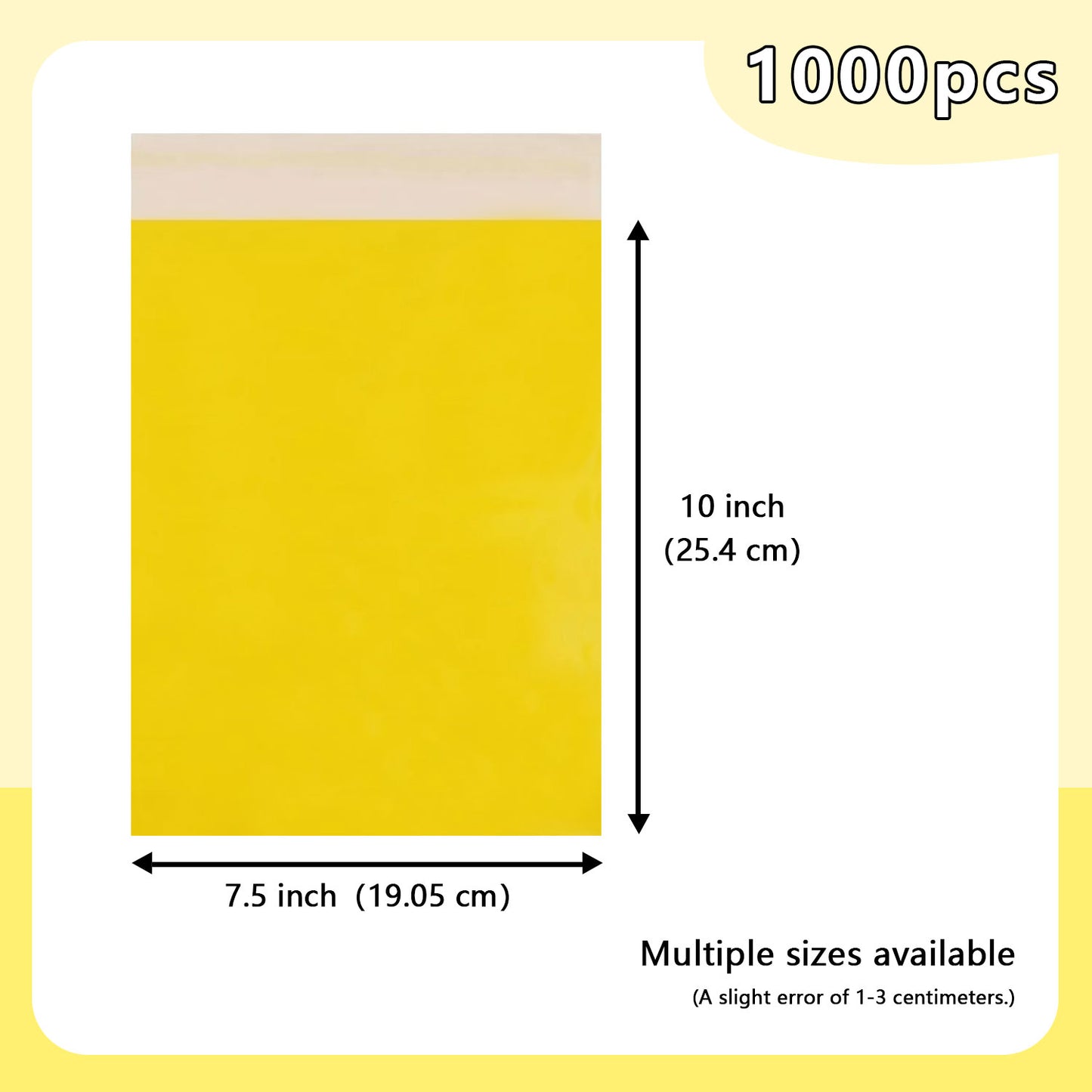 Tear-Proof Poly Mailer 1000 Pcs