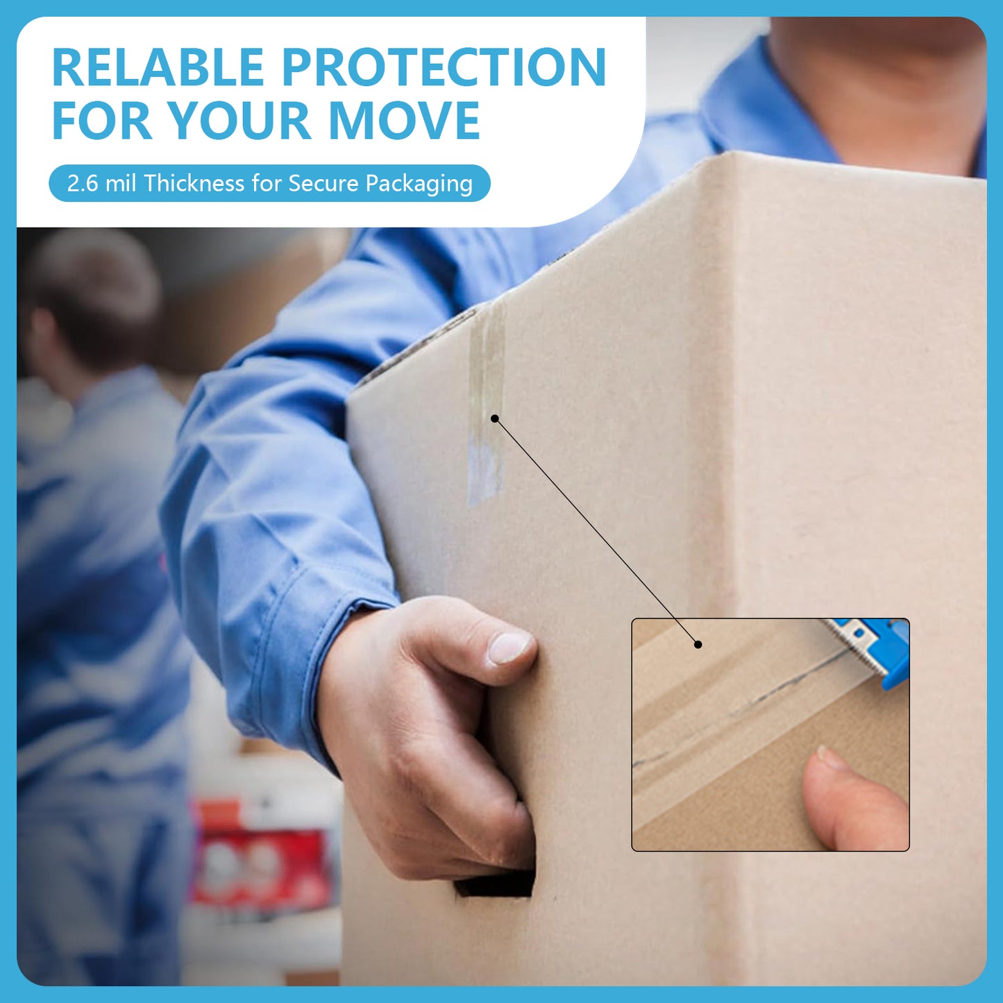 2" Packing Tape Lite Clear