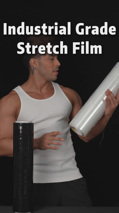 80GA x 18" x 1500' Heavy Duty Hand Stretch Film